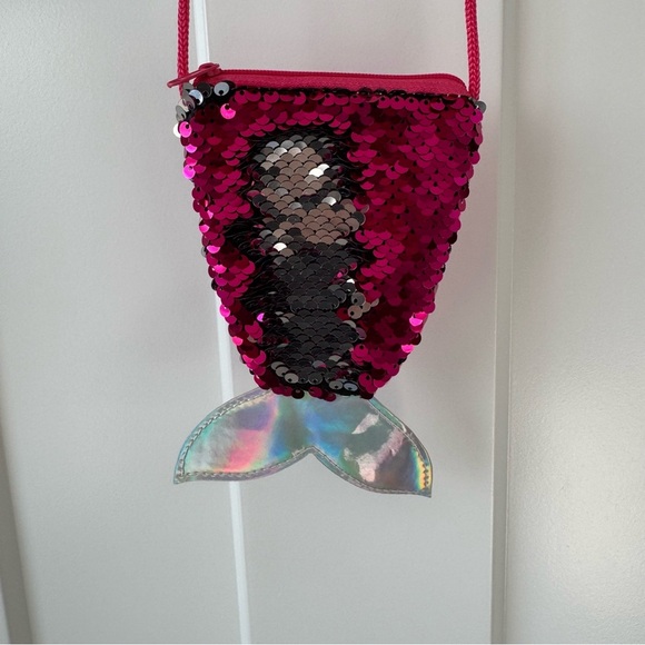 Mermaid purse | Sequin flip | very small almost coin purse sized - Picture 2 of 4